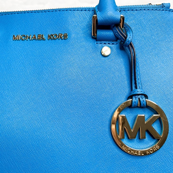 Michael Kors Authentic Kellen Leather Satchel EUC - Picture 8 of 8